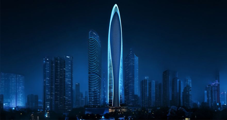 Binghatti Mercedes Benz Places — developer visual