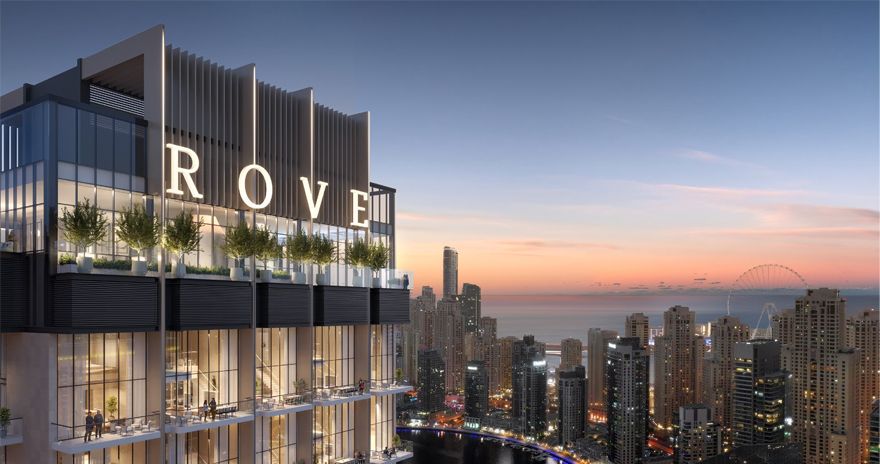 Rove Home Dubai Marina by IRTH — developer visual